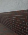 Клинкерная польская фасадная облицовочная плитка Paradyz, «Semir Brown Structure»   