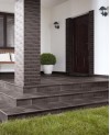 Клинкерная польская фасадная облицовочная плитка Paradyz, «Semir Grafit Structure»    