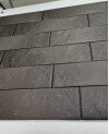 Клинкерная польская фасадная облицовочная плитка Paradyz, «Semir Grafit Structure»    