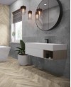 Плитка под паркет, плитка под дерево польская Cerrad, «Tramonto Bianco - 60x11 см»