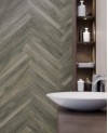 Плитка под паркет, плитка под дерево польская Cerrad, «Tramonto Grigio - 60x11 см»    