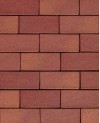 Брусчатка клинкерная «ABC - Koln rot geflammt» 