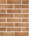 Клинкерная иранская фасадная облицовочная плитка BestPoint Brick, «Loft Brick Curry»  