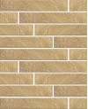 Клинкерная ригельная плитка под кирпич для фасада Paradyz «Eremite Beige Elewacja Struktura»   