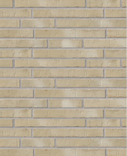 Клинкерная ригельная плитка для фасада Stroeher «Kontur XL 470 - Beige Engobiert»   