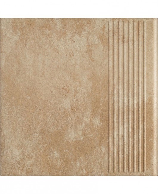 Клинкерные ступени с насечками плиткой для крыльца улицы Paradyz, «Ilario Beige»    
