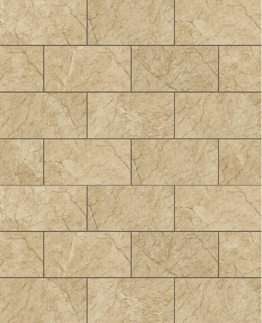 Цокольная плитка польская для облицовки Cerrad, «Torstone Plansza Beige Dekor»         