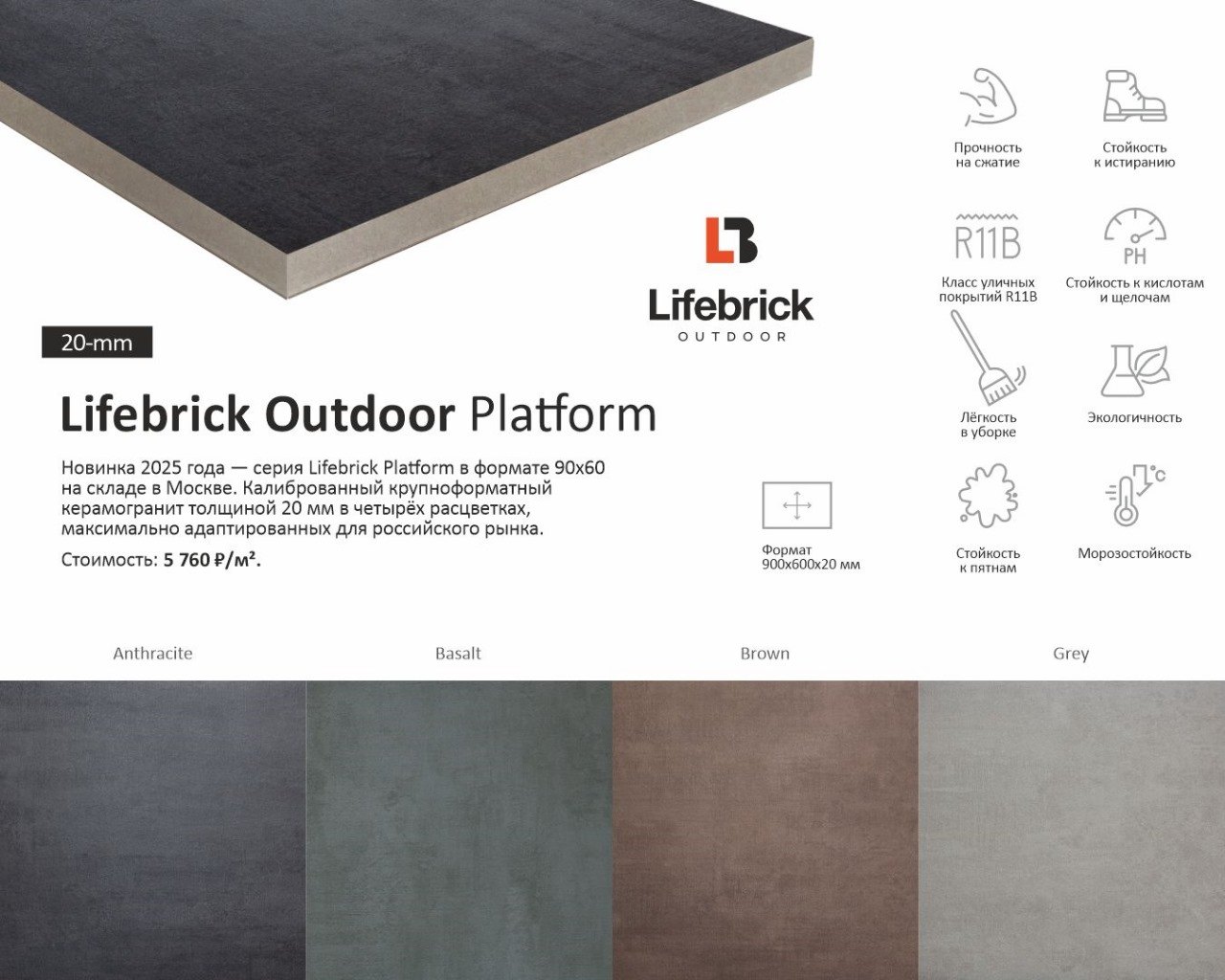 Террасные пластины LifeBrick
